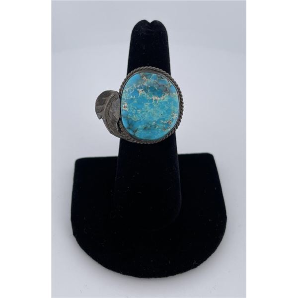 Navajo Sterling Silver Turquoise Ring