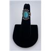 Image 1 : Navajo Sterling Silver Turquoise Ring