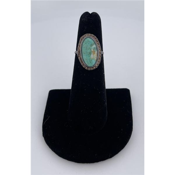 Navajo Sterling Silver Turquoise Ring
