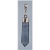 Image 1 : Blue Flourite Spire Sterling Silver Pendant