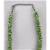 Image 4 : Navajo Green Shell Heishi Necklace