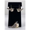 Image 1 : Alaskan Inuit Eskimo Bird Earrings and Pendant