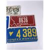Image 3 : California and Montana License Plates