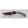 Image 2 : Bo Earls Handmade Obsidian Horn Handle Knife
