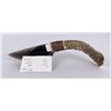 Image 1 : Bo Earls Handmade Obsidian Horn Handle Knife