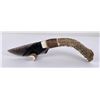 Image 2 : Bo Earls Handmade Obsidian Horn Handle Knife