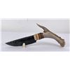 Image 2 : Bo Earls Handmade Obsidian Horn Handle Knife
