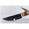 Image 3 : Bo Earls Handmade Obsidian Horn Handle Knife