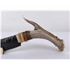 Image 4 : Bo Earls Handmade Obsidian Horn Handle Knife