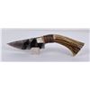 Image 2 : Bo Earls Handmade Obsidian Horn Handle Knife
