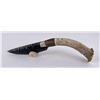 Image 2 : Bo Earls Handmade Obsidian Horn Handle Knife