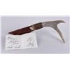 Image 1 : Bo Earls Handmade Obsidian Horn Handle Knife