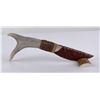 Image 3 : Bo Earls Handmade Obsidian Horn Handle Knife