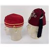 Image 2 : Pair of Shriners Masonic Fez Caps