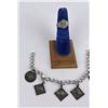 Image 2 : Sterling Silver Cub Scout Charm Bracelet and Ring