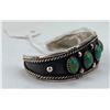 Image 2 : Old Pawn Navajo Sterling Silver Turquoise Bracelet