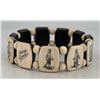 Image 5 : Alaskan Inuit Eskimo Baleen Walrus Bracelet