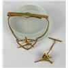 Image 1 : Black Hills Gold Pheasant Tie Bar and Pin
