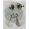 Image 2 : Sterling Silver Earrings Turquoise