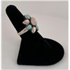 Image 3 : Sterling Silver Turquoise Mother of Pearl Ring