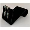 Image 3 : Zuni Sterling Silver Turquoise Earrings