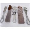 Image 3 : WW2 Knife Fork Spoon Mess Kit Set