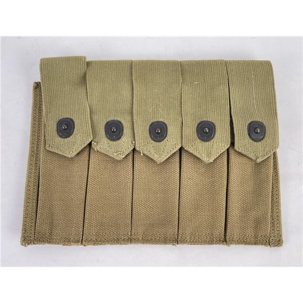 WW2 Thompson 5 Cell Magazine Pouch