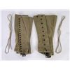 Image 1 : WW2 US Army Canvas Leggings