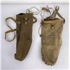 Image 1 : WW2 US Army Training Gas Masks Bags M1A1 Airborne