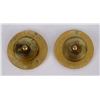 Image 2 : WW1 Original US Marine Corps Gilt Collar Discs