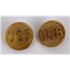 Image 1 : Model 1907 USS Indian Scout Gilt Collar Disc