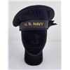 Image 1 : Named WW2 US Navy Flat Cap Hat