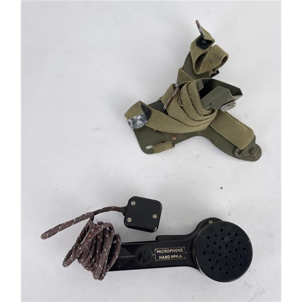 WW2 US Hand Microphone Chest Bracket