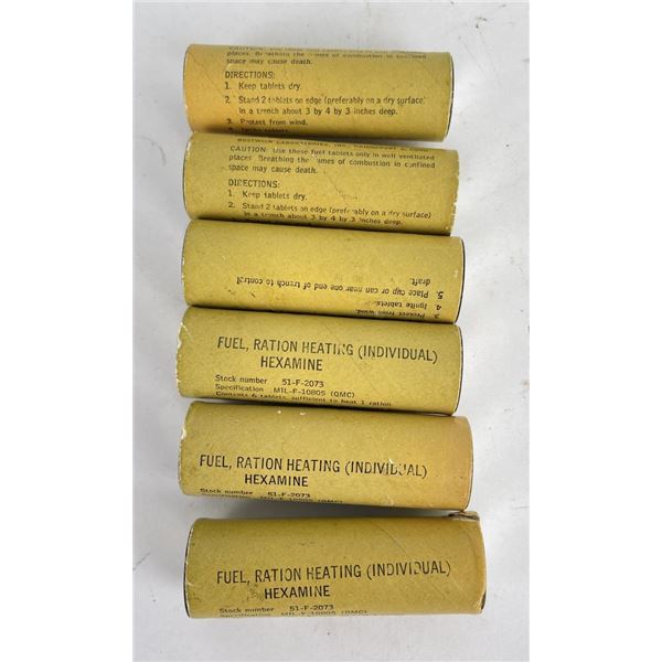 Korean War Hexamine Fuel Rations