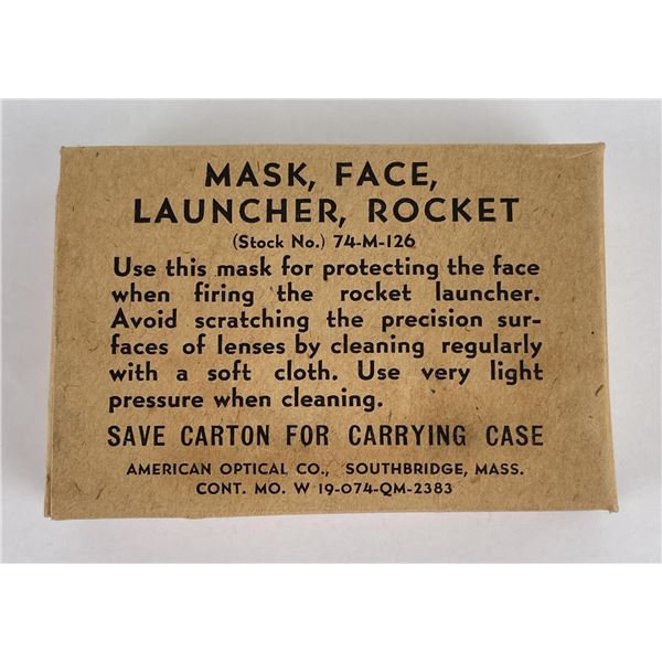 Vietnam US Army Rocket Launcher Bazooka Face Mask