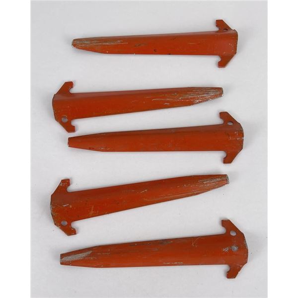 Vietnam War Set of 5 Shelter Half Tent Pegs