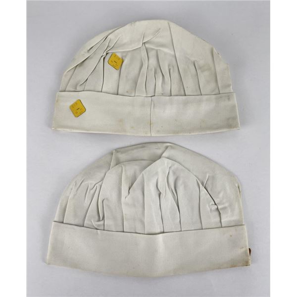 Pair of WW2 US Army Cooks Chef Hats