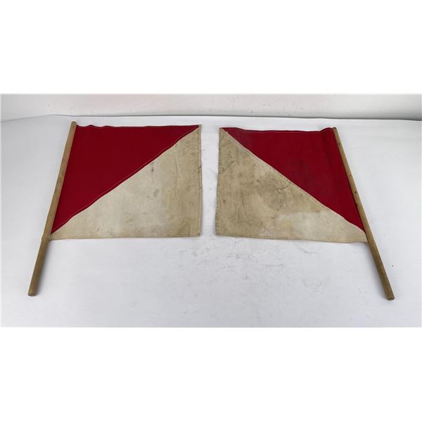 WW2 Signal Corps Semaphore Flags