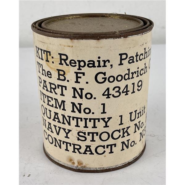 WW2 US Navy Life Raft Repair Patching Kit