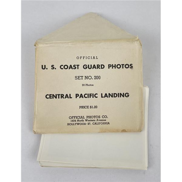 WW2 Coast Guard Pacific Landing Photographs