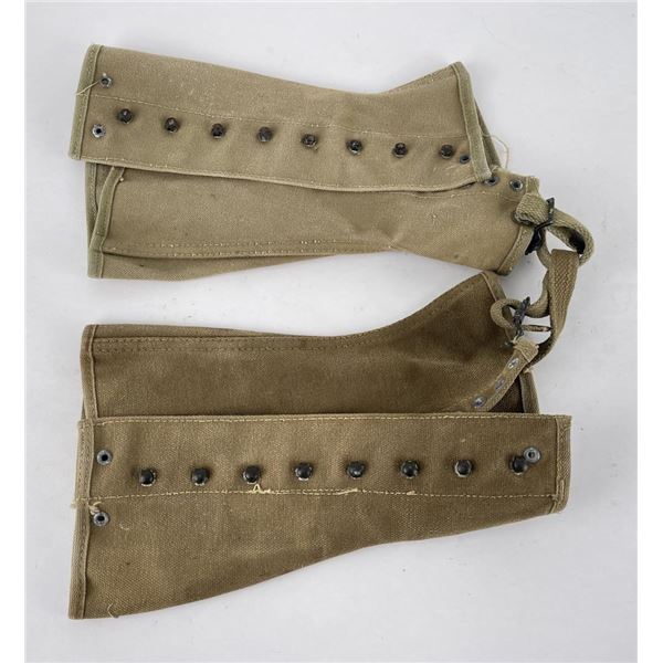 WW2 Canvas Leggings Model 1938 Size 3R