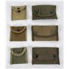 Image 1 : WW2 Lot of 6 Small Arms Cloth Spare Parts Pouches