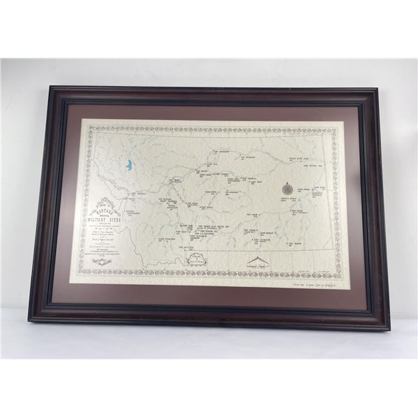 Map of Montana Military Sites