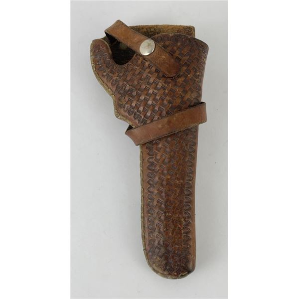 Eubanks Tooled Leather Pistol Holster