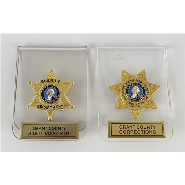 State of Washington Police Badges