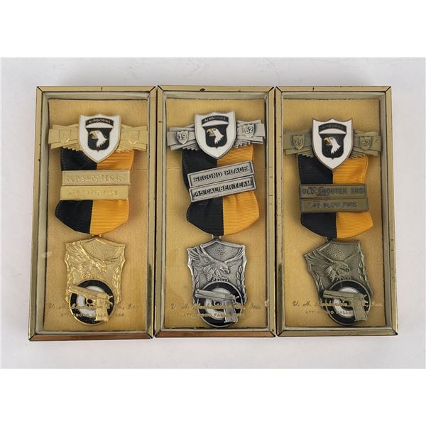 Collection of 101st Airborne Shooting Medals