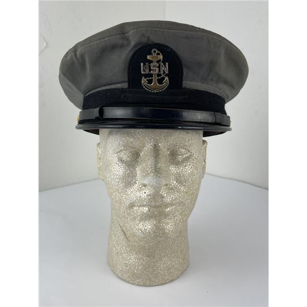 WW2 Gray US Navy Uniform Hat
