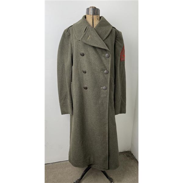 USMC WW2 Forest Green Overcoat