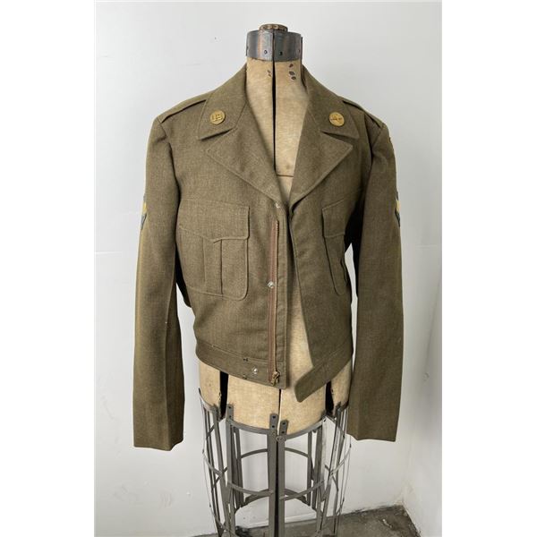 US Army Enlisted Ike Jacket with Insignia
