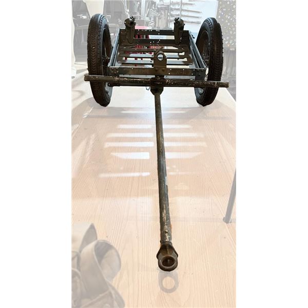 WW2 USMC Aluminum Machinegun Handcart